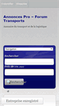 Mobile Screenshot of annuaire.forum-transports.com